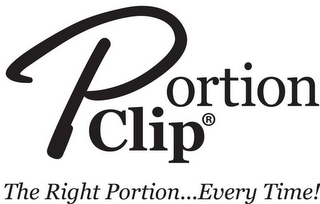 THE RIGHT PORTION...EVERY TIME! logo