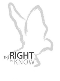 THE RIGHT TO KNOW logo