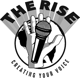 THE RISE CREATING YOUR VOICE logo