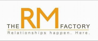 THE RM FACTORY RELATIONSHIPS HAPPEN. HERE. logo