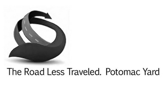 THE ROAD LESS TRAVELED. POTOMAC YARD. logo