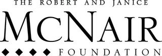 THE ROBERT AND JANICE MCNAIR FOUNDATION logo