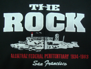 THE ROCK ALCATRAZ FEDERAL PENITENTIARY 1934-1963 SAN FRANCISCO logo