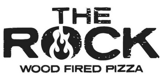 THE ROCK WOOD FIRED PIZZA logo