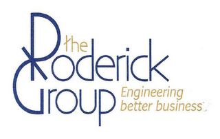 THE RODERICK GROUP ENGINEERING BETTER BUSINESS logo