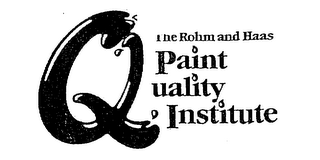 THE ROHM AND HAAS PAINT QUALITY INSTITUTE logo
