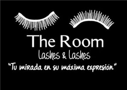 THE ROOM LASHES & LASHES, "TÚ MIRADA ENSU MÁXIMA EXPRESIÓN" logo