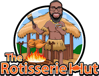 THE ROTISSERIE HUT logo