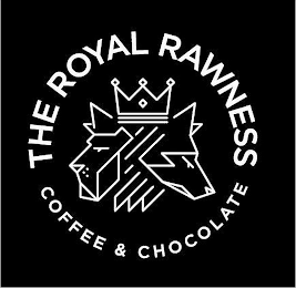 THE ROYAL RAWNESS COFFEE & CHOCOLATE logo
