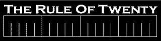 THE RULE OF TWENTY logo