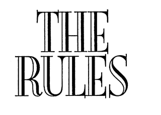 THE RULES logo