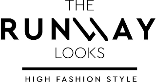 THE RUNWAY LOOKS HIGH FASHION STYLE logo