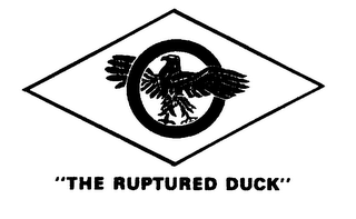 "THE RUPTURED DUCK" logo