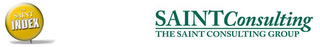 THE SAINT INDEX SAINT CONSULTING THE SAINT CONSULTING GROUP logo