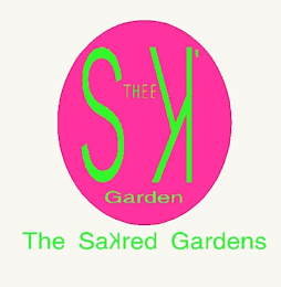 THE SAKRED GARDENS THEE S K' GARDEN logo