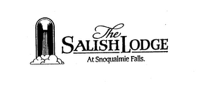 THE SALISH LODGE AT SNOQUALMIE FALLS. logo
