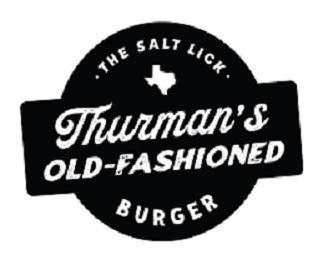 THE SALT LICK THURMAN'S OLD-FASHIONED BURGER logo
