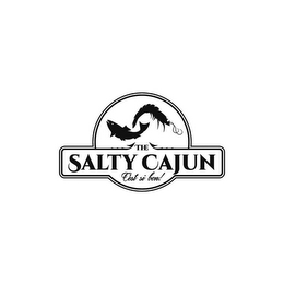 THE SALTY CAJUN C'EST SI BON! logo