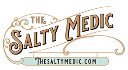 THE SALTY MEDIC THESALTYMEDIC.COM logo