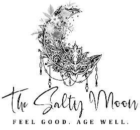THE SALTY MOON FEEL GOOD. AGE WELL. logo