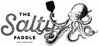 THE SALTY PADDLE SAN JUAN ISLAND logo