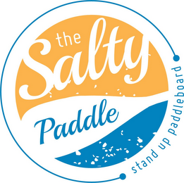 THE SALTY PADDLE STAND UP PADDLEBOARD logo