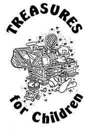 THE SALVATION ARMY TREASURES FOR CHILDREN logo