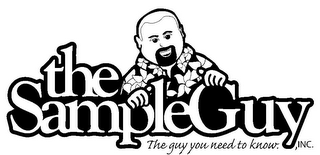 THE SAMPLEGUY, THE GUY YOU NEED TO KNOW. INC. logo