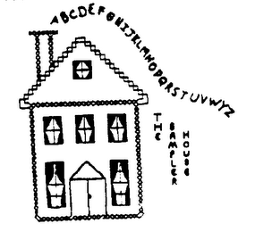 THE SAMPLER HOUSE ABCDEFGHIJKLMNOPQRSTUVWXYZ logo