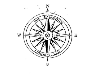 THE SANBORN LIBRARY, LLC SINCE 1866 logo