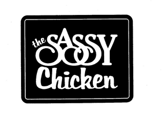 THE SASSY CHICKEN logo