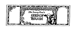 THE SAUCY COW'S GARDEN RELISH logo
