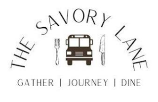 THE SAVORY LANE GATHER JOURNEY DINE logo