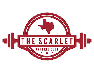 THE SCARLET BARBELL CLUB logo