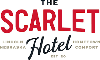THE SCARLET HOTEL LINCOLN NEBRASKA EST '20 HOMETOWN COMFORT logo