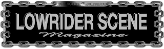 THE SCENE PRESENTS LOWRIDER SCENE MAGAZINE logo