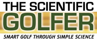 THE SCIENTIFIC GOLFER SMART GOLF THROUGH SIMPLE SCIENCE logo