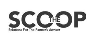 THE SCOOP SOLUTIONS FOR THE FARMER'S ADVISER logo