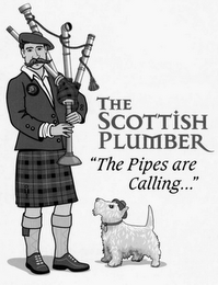 THE SCOTTISH PLUMBER "THE PIPES ARE CALLING" logo