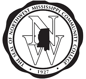 THE SEAL OF NORTHWEST MISSISSIPPI COMMUNITY COLLEGE · 1927 · N W logo