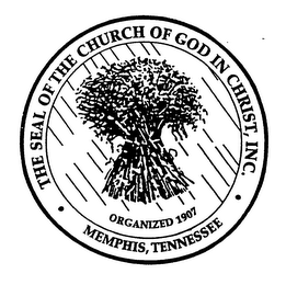THE SEAL OF THE CHURCH OF GOD IN CHRIST, INC. ORGANIZED 1907 MEMPHIS, TENNESSEE logo