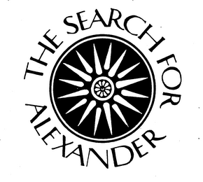 THE SEARCH FOR ALEXANDER logo