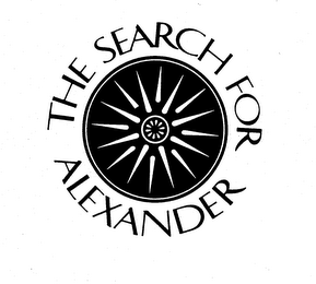 THE SEARCH FOR ALEXANDER logo