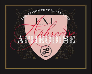 THE SEASON THAT NEVER ENDS LXL APHRODISE APHRODISE L logo