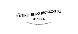 THE SENTINEL BLDG. JACKSON SQ. HOTEL 141 COLUMBUS AVE. SAN FRANCISCO, CALIFORNIA 94133 logo