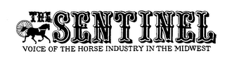 THE SENTINEL VOICE OF THE HORSE INDUSTRY IN THE MIDWEST logo