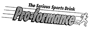 THE SERIOUS SPORTS DRINK PRO-FORMANCE logo