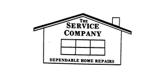 THE SERVICE COMPANY DEPENDABLE HOME REPAIRS logo