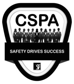 THE SF CSPA SAFETY DRIVES SUCCESS logo