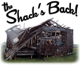 THE SHACK'S BACK! logo